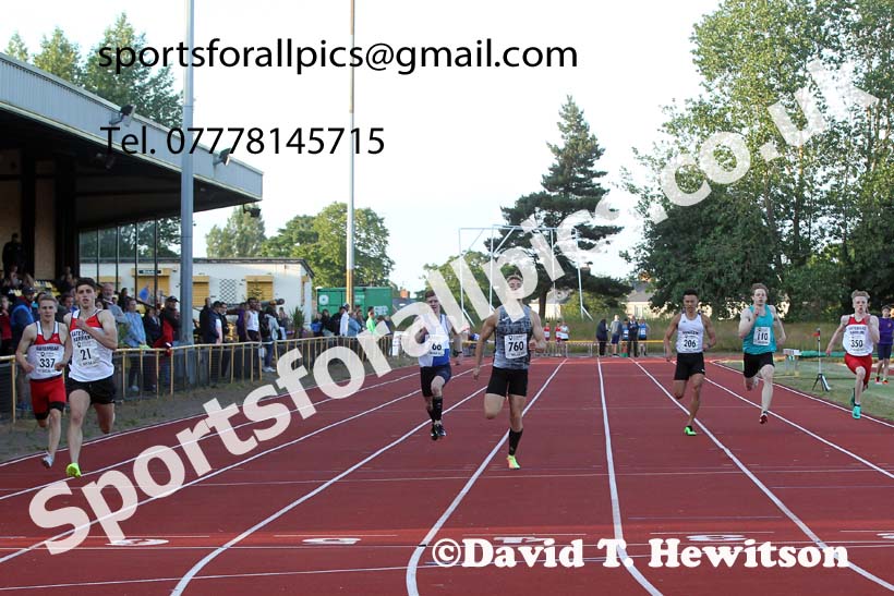 200 metres, 2021 North East Grand Prix No.4, Monkton, Wednesday, June 30th. Photo: David T. Hewitson/Sports for All Pics